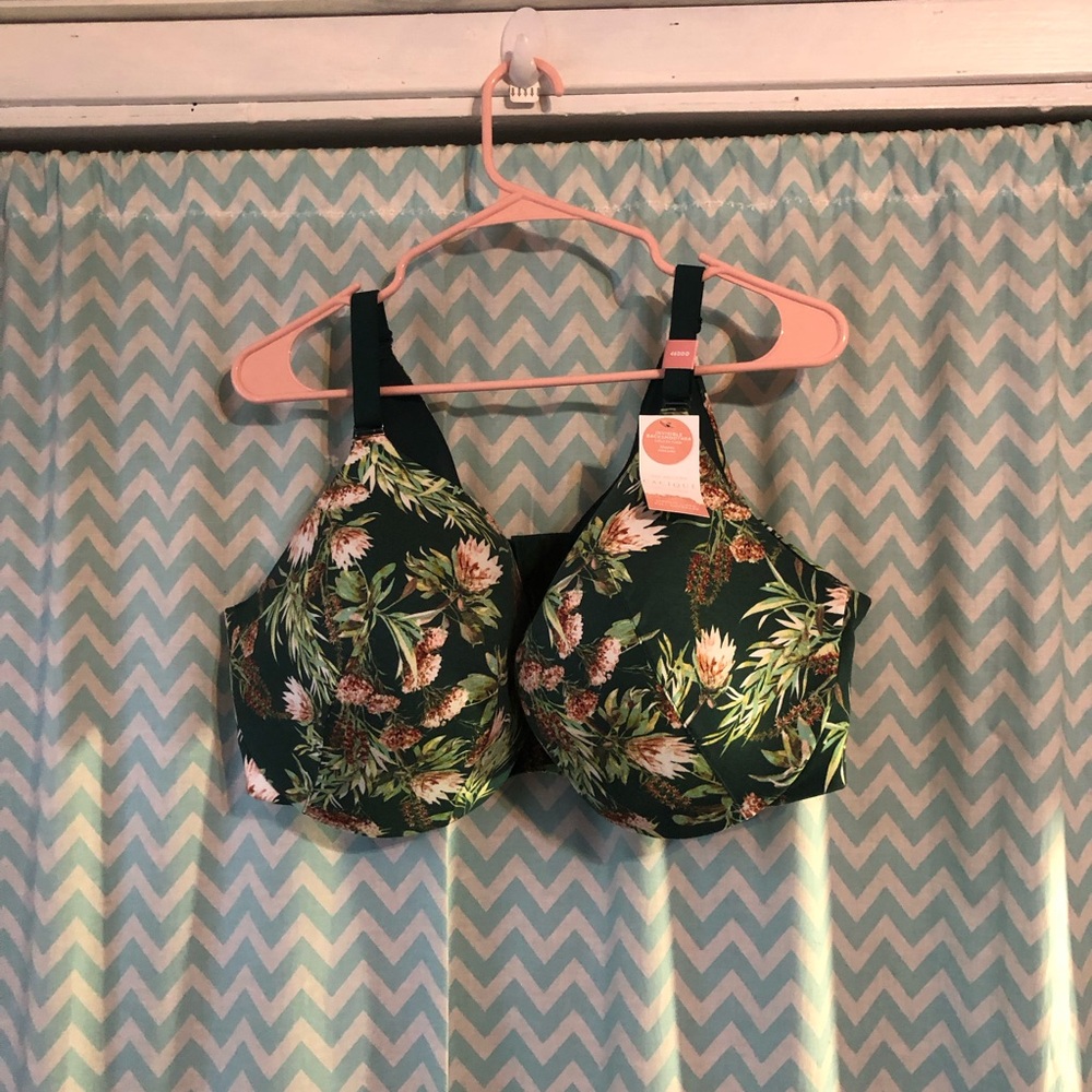 Lane Bryant plus size invisible back smoother full coverage underwire bra 46DDD